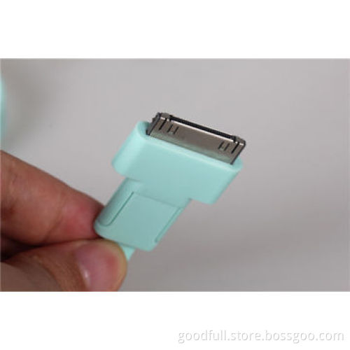 Colorful 3-in-1 USB/retractable data cable
